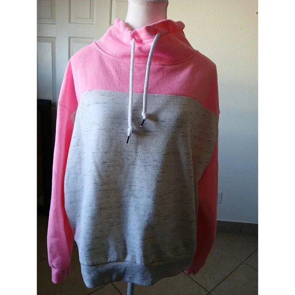 Reflex Life Is Out There Pink  Gray Hoodie Sweatshirt Adult Size Medium - Picture 1 of 14